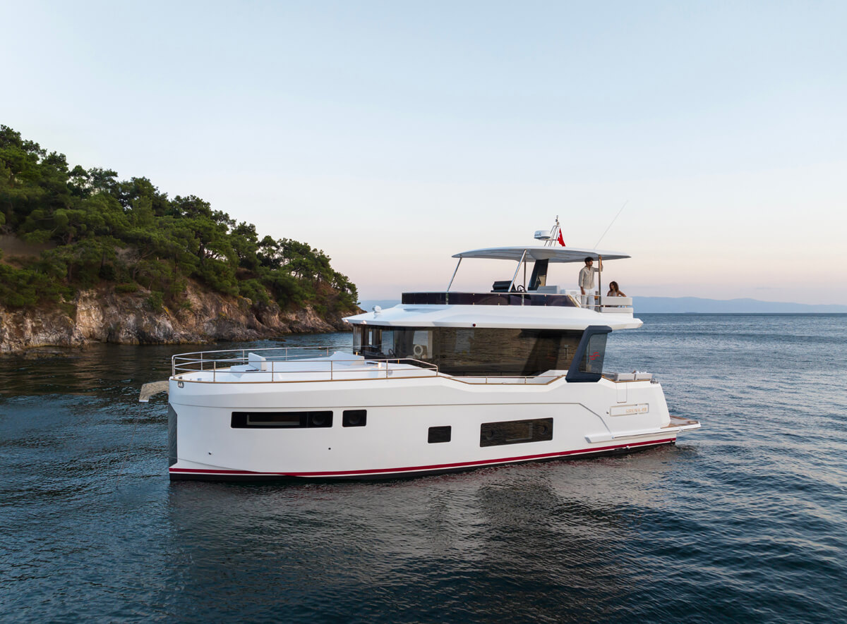 Die Yacht Sirena 48 feiert ihr Debüt auf dem Cannes Yachting Festival 2023
